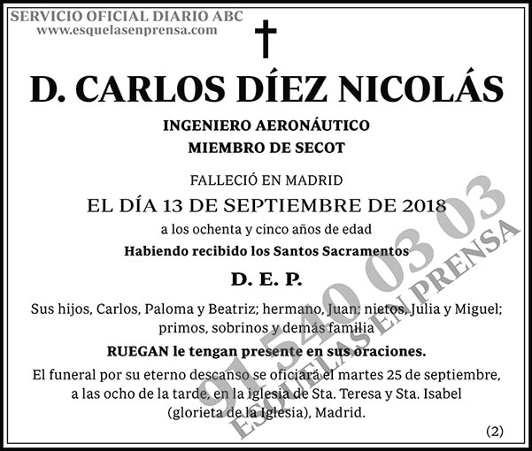 Carlos Díez Nicolás